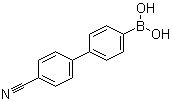 structure of CAS# 406482-73-3, 4'-氰基联苯-4-基硼酸