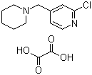 structure of CAS# 406484-56-8, 2-氯-4-(-1-哌啶基甲基)吡啶草酸盐
