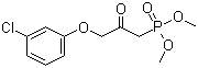 CAS 登录号：40665-94-9, 3-(3-氯苯氧基)-2-氧代丙基磷酸二甲酯