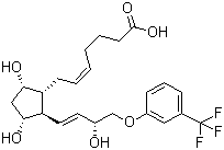 structure of CAS# 40666-16-8, 氟前列醇