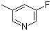 structure of CAS# 407-21-6, 3-Fluoro-5-methylpyridine