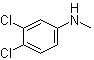 structure of CAS# 40750-59-2, N-甲基-3,4-二氯苯胺