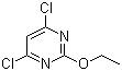 structure of CAS# 40758-65-4, 2-Ethoxy-4,6-dichloropyrimidine