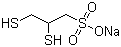 structure of CAS# 4076-02-2, Sodium 2,3-dimercapto-1-propanesulfonate
