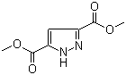 structure of CAS# 4077-76-3, Dimethyl 1H-pyrazole-3,5-dicarboxylate