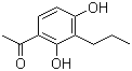 structure of CAS# 40786-69-4, 3-丙基-2,4-二羟基苯乙酮