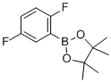 structure of CAS# 408492-25-1, 2-(2,5-二氟苯基)-4,4,5,5-四甲基-1,3,2-二氧硼杂环戊烷