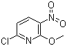 structure of CAS# 40851-91-0, 6-Chloro-2-methoxy-3-nitropyridine
