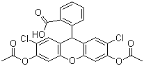 structure of CAS# 4091-99-0, 2,7-二氯二氢荧光素二乙酸酯