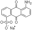 CAS 登录号：4095-82-3, 1-氨基蒽醌-5-磺酸钠盐