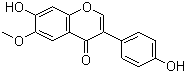 CAS 登录号：40957-83-3, 黄豆黄素, 4',7-二羟基-6-甲氧基异黄酮