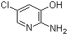 structure of CAS# 40966-87-8, 2-Amino-3-hydroxy-5-chloropyridine