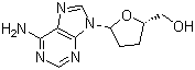 structure of CAS# 4097-22-7, 2',3'-双脱氧腺苷