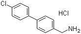 structure of CAS# 410077-96-2, 4-(4-氯苯基)苄基胺盐酸盐