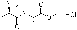 structure of CAS# 41036-19-5, Methyl L-alanyl-L-alaninate monohydrochloride