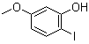 structure of CAS# 41046-70-2, 2-Iodo-5-methoxyphenol