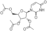 structure of CAS# 4105-38-8, 2',3',5'-三乙酰尿苷