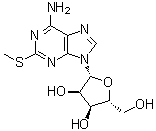 structure of CAS# 4105-39-9, 2-(甲硫基)腺苷