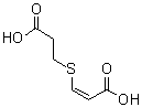 CAS # 41108-53-6, (Z)-3-[(2-Carboxyethyl)thio]-2-propenoic acid