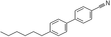 structure of CAS# 41122-70-7, 4-己基-4'-氰基联苯