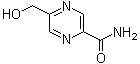 structure of CAS# 412277-94-2, 5-(羟基甲基)-2-吡嗪甲酰胺