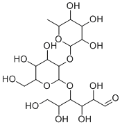 CAS 登录号：41263-94-9, O-6-脱氧-α-L-吡喃半乳糖基-(1→2)-O-β-D-吡喃半乳糖基-(1→4)-D-葡萄糖
