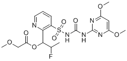 structure of CAS# 412928-75-7, Flucetosulfuron