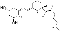 CAS 登录号：41294-56-8, 阿法骨化醇, 法能, 9,10-开环胆甾-5,7,10(19)-三烯-1,3-二醇