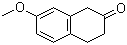 structure of CAS# 4133-34-0, 7-甲氧基-2-萘满酮