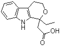 CAS 登录号：41339-67-7, 1-乙基-1,3,4,9-四氢吡喃并[3,4-b]吲哚-1-乙酸