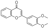 structure of CAS# 4143-62-8, 2-(3,4-二甲氧基苯基)-4H-色烯-4-酮