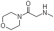 structure of CAS# 41458-73-5, 4-[(Methylamino)acetyl]morpholine