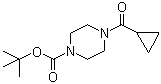 structure of CAS# 414910-15-9, 4-环丙烷甲酰基哌嗪-1-羧酸叔丁酯