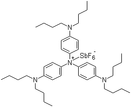 CAS # 41494-35-3, Tris[4-(dibutylamino)phenyl]ammoniumyl hexafluoroantimonate(1-)