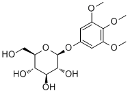 structure of CAS# 41514-64-1, 3,4,5-三甲氧基苯基 beta-D-吡喃葡萄糖苷