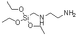 CAS # 41555-92-4, [[(2-Aminoethyl)amino]methyl]triethoxysilane, N-(Triethoxysilylmethyl)ethylenediamine
