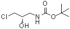 structure of CAS# 415684-05-8, [(2S)-3-氯-2-羟基丙基]氨基甲酸叔丁酯