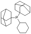 CAS # 415941-50-3, Cyclohexyldi(1-adamantyl)phosphine, bis(1-adamantyl)-cyclohexylphosphane