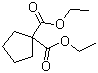 structure of CAS# 4167-77-5, 1,1-环戊烷二甲酸二乙酯