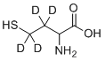 structure of CAS# 416845-90-4, DL-高半胱氨酸-d4