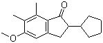 CAS # 41715-83-7, 2-Cyclopentyl-2,3-dihydro-5-methoxy-6,7-dimethyl-1H-inden-1-one