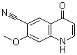 structure of CAS# 417721-15-4, 1,4-二氢-7-甲氧基-4-氧代-6-喹啉甲腈