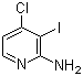 4-Chloro-3-iodopyridin-2-amine molecular structure (CAS 417721-69-8)