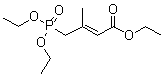 structure of CAS# 41891-54-7, 4-膦酰-3-甲基-2-丁烯酸三乙基酯