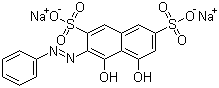 CAS 登录号：4197-07-3, 铬变素 2R, 铬变酸 2R, 变色酸 2R