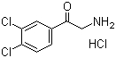 structure of CAS# 41995-19-1, 2-(3,4-二氯苯基)-2-氧代乙胺盐酸盐