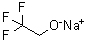 Sodium trifluoroethylate molecular structure (CAS 420-87-1)