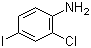 structure of CAS# 42016-93-3, 2-氯-4-碘苯胺