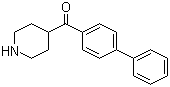 structure of CAS# 42060-83-3, 联苯-4-基哌啶-4-基甲酮