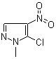 structure of CAS# 42098-25-9, 5-Chloro-1-methyl-4-nitropyrazole